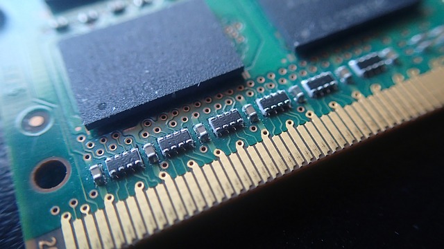 A picture of a stick of computer memory