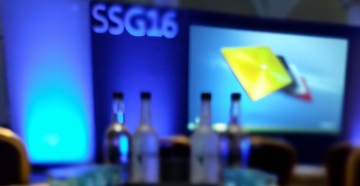 A picture of the UCISA SSG conference stage in 2016